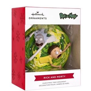 Hallmark Rick and Morty Christmas Ornament